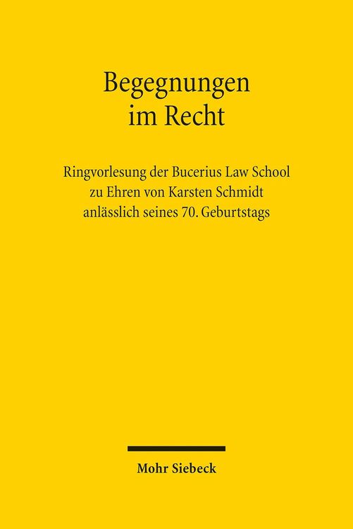 Produktbild: Begegnungen im Recht