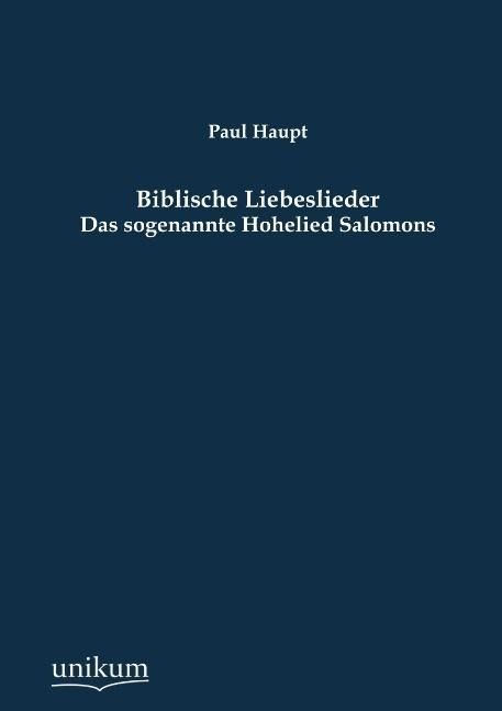 Produktbild: Biblische Liebeslieder