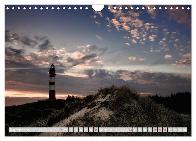 Produktbild: Amrum, die Perle in der Nordsee (Wandkalender 2026 DIN A4 quer), CALVENDO Monatskalender