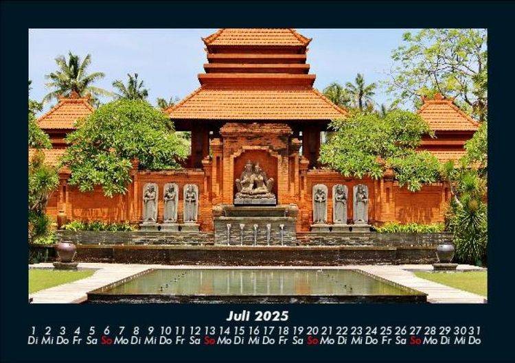 Produktbild: Tempel 2025 Fotokalender DIN A5