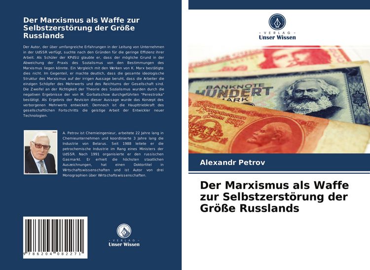 Produktbild: Der Marxismus als Waffe zur Selbstzerst&ouml;rung der Gr&ouml;&szlig;e Russlands
