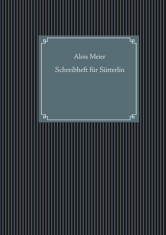 Produktbild: Schreibheft f&uuml;r S&uuml;tterlin