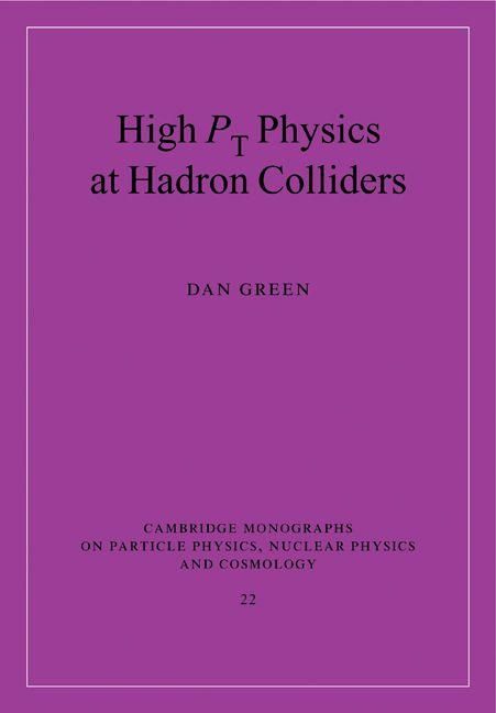Produktbild: High PT Physics at Hadron Colliders