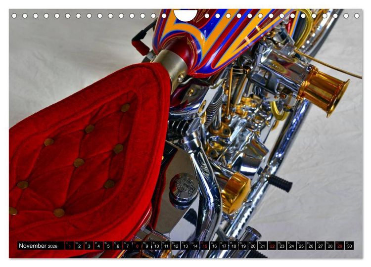 Produktbild: Harley Classic Chopper (Wandkalender 2026 DIN A4 quer), CALVENDO Monatskalender