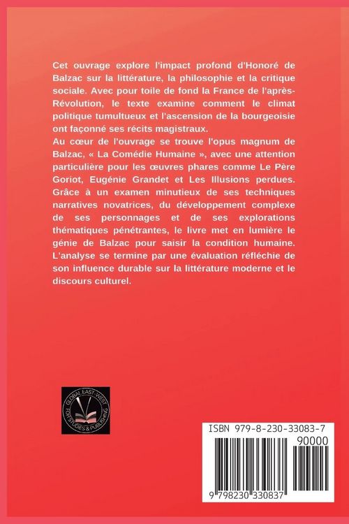 Produktbild: La com&eacute;die humaine de Balzac