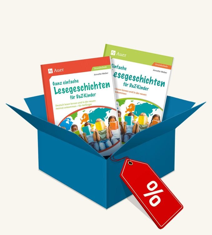 Produktbild: Paket: (Ganz) einfache Lesegeschichten f&uuml;r DaZ-Kinder