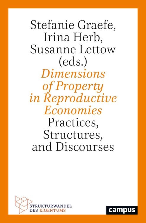 Produktbild: Dimensions of Property in Reproductive Economies