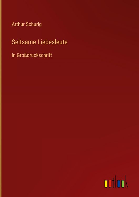 Produktbild: Seltsame Liebesleute