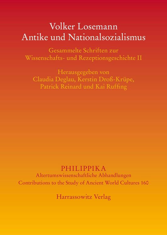 Produktbild: Volker Losemann - Antike und Nationalsozialismus