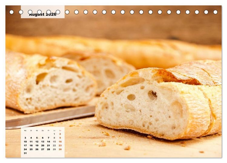 Produktbild: BROTART / 2026 (Tischkalender 2026 DIN A5 quer), CALVENDO Monatskalender