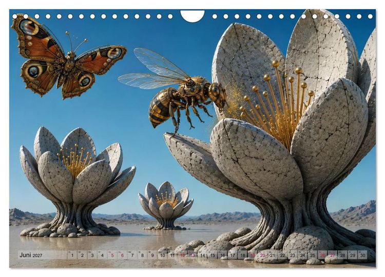 Produktbild: Vision und Imagination - 12 Bilder aus einer m&ouml;glichen Zukunft (Wandkalender 2027 DIN A4 quer), CALVENDO Monatskalender