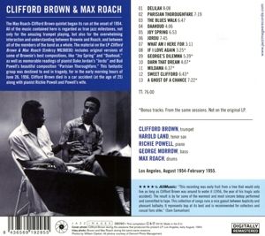 Produktbild: Clifford Brown & Max Roach