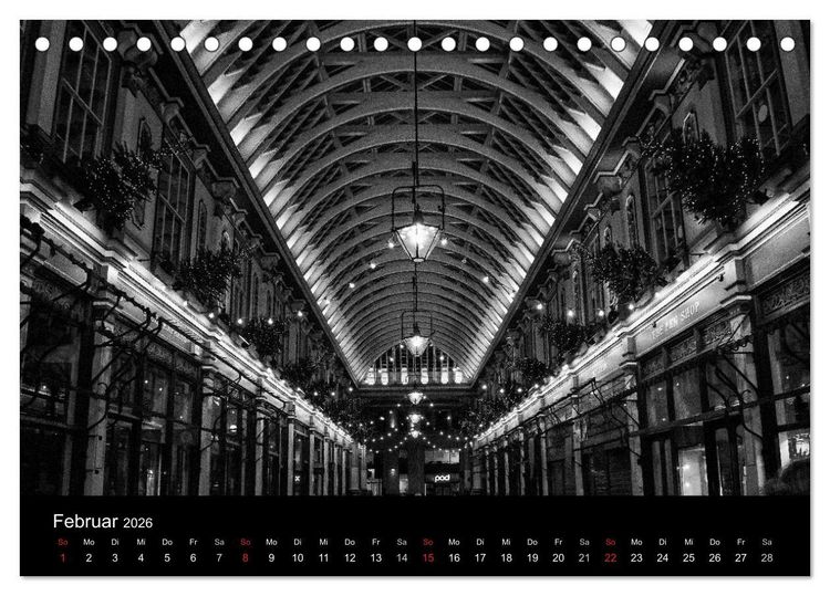 Produktbild: Unterwegs in London (Tischkalender 2026 DIN A5 quer), CALVENDO Monatskalender
