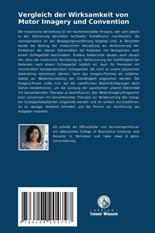 Produktbild: Vergleich der Wirksamkeit von Motor Imagery und Convention