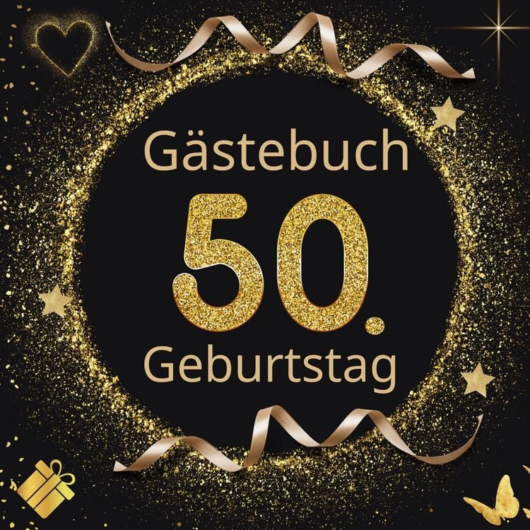 Produktbild: G&Auml;STEBUCH "Gold Klassik 1" zum 50. Geburtstag