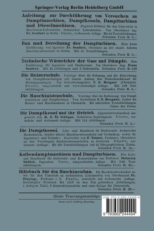 Produktbild: Betrieb und und Bedienung von ortsfesten Viertakt-Dieselmaschinen