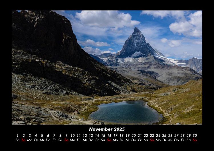 Produktbild: Bergige Welten 2025 Fotokalender DIN A3