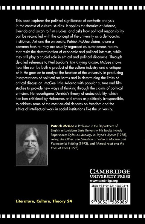 Produktbild: Cinema, Theory Contemporary Culture