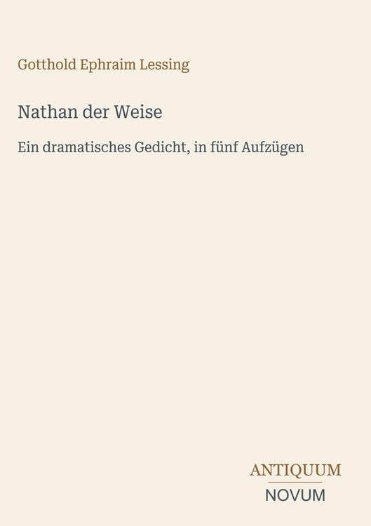 Produktbild: Nathan der Weise