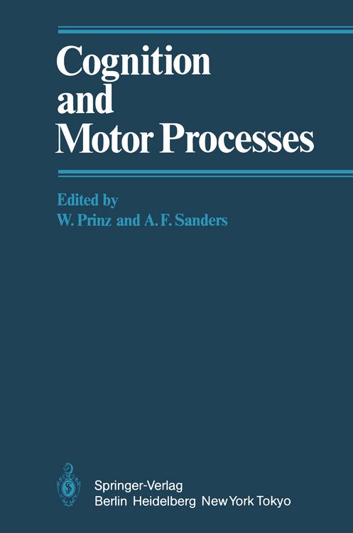 Produktbild: Cognition and Motor Processes