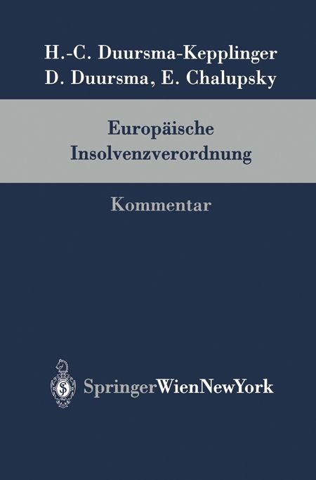 Produktbild: Europ&auml;ische Insolvenzverordnung (EuInsVO), Kommentar