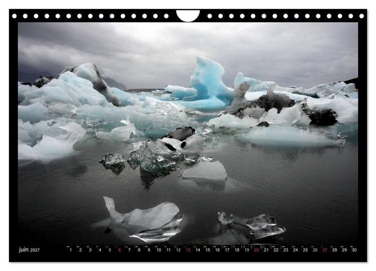Produktbild: Balade en Islande (Calendrier mural 2027 DIN A4 vertical), CALVENDO calendrier mensuel