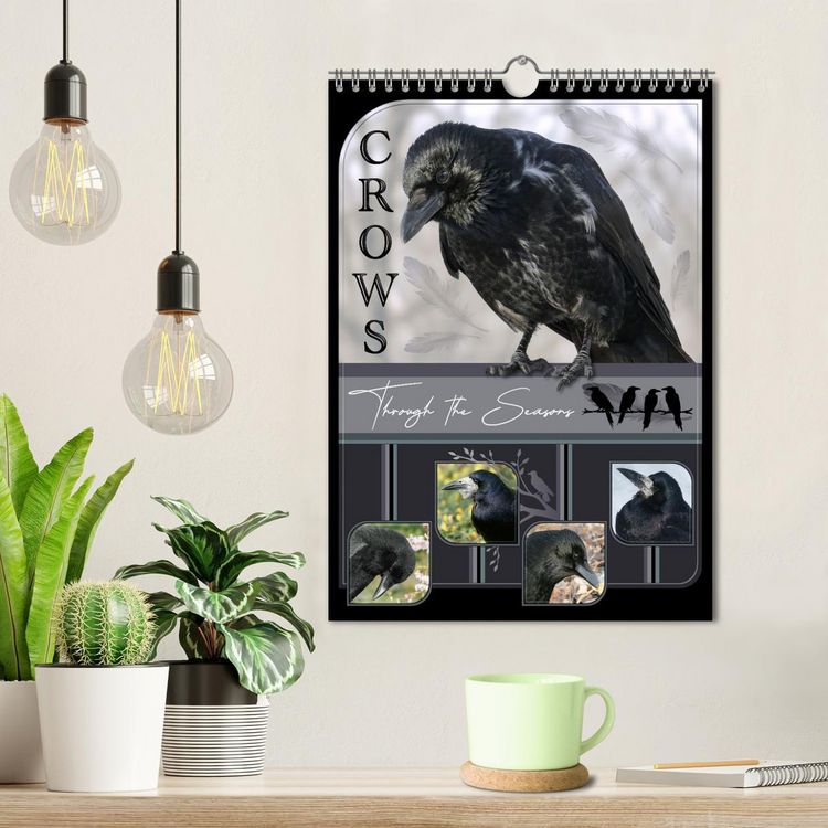 Produktbild: Crows - Through the Seasons (Wall Calendar 2026 DIN A4 portrait), CALVENDO 12 Month Wall Calendar