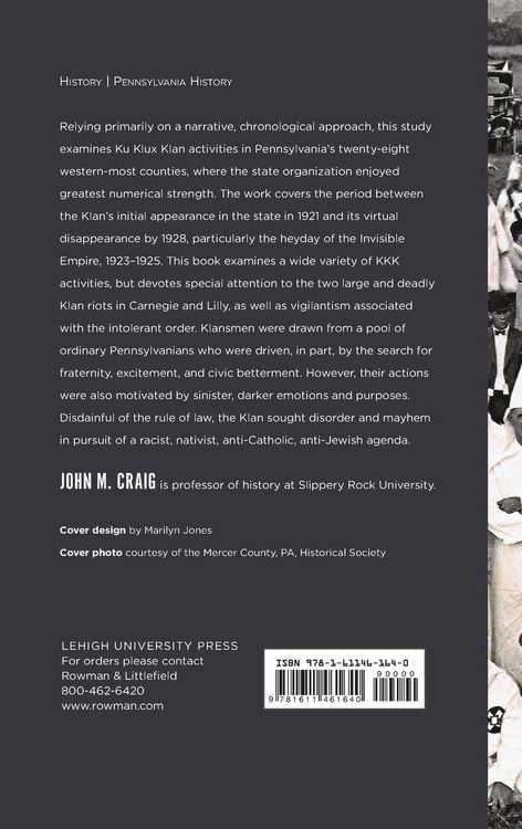 Produktbild: Ku Klux Klan in Western Pennsylvania, 1921-1928