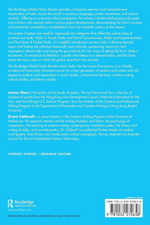 Produktbild: The Routledge Global Haiku Reader