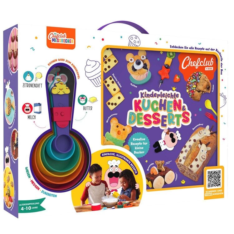 Produktbild: Set: Rezeptbuch Kinderleichte KUCHEN & DESSERTS
