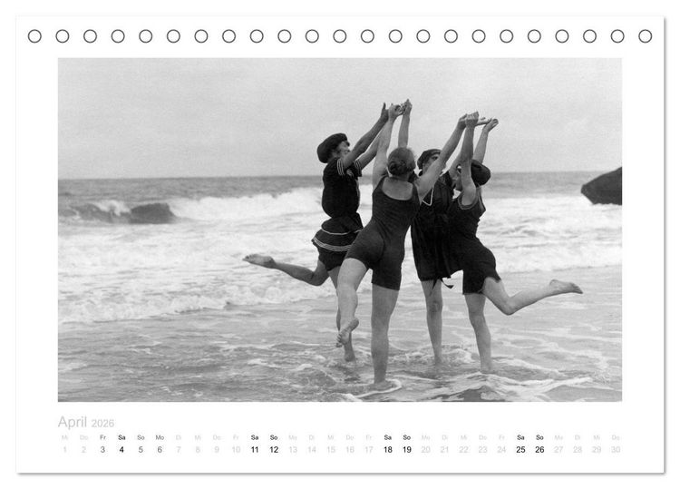 Produktbild: Sommer, Strand und Mode - gen&uuml;&szlig;liche Stunden (Tischkalender 2026 DIN A5 quer), CALVENDO Monatskalender