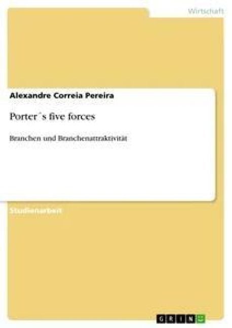 Produktbild: Porter&acute;s five forces