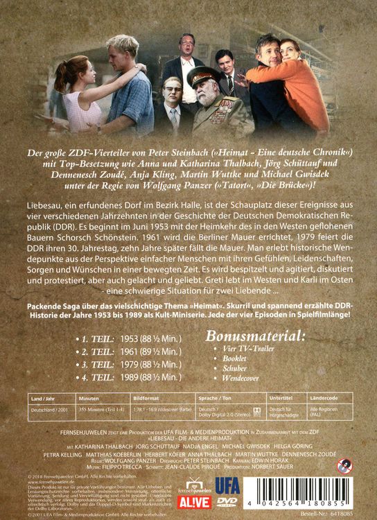 Produktbild: Liebesau - Die andere Heimat (1 - 4) - Fernsehjuwelen [2 DVDs]
