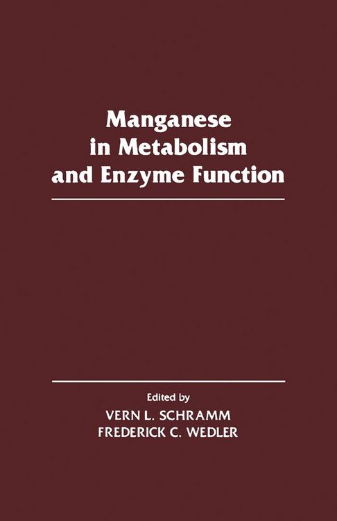 Produktbild: Manganese in Metabolism and Enzyme Function