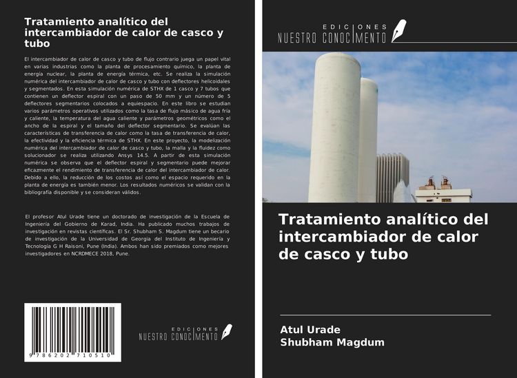 Produktbild: Tratamiento anal&iacute;tico del intercambiador de calor de casco y tubo