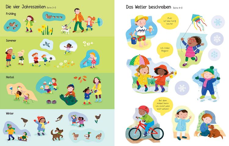 Produktbild: Mein erstes Stickerbuch: Das Wetter rund ums Jahr