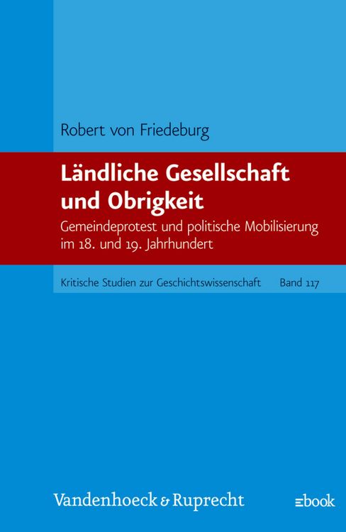 Produktbild: L&auml;ndliche Gesellschaft und Obrigkeit