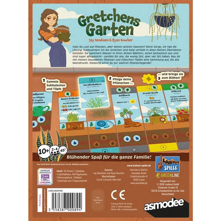 Produktbild: Lookout Spiele - Gretchens Garten