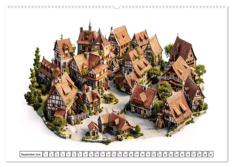 Produktbild: Mit den Augen spazieren gehen (hochwertiger Premium Wandkalender 2026 DIN A2 quer), Kunstdruck in Hochglanz