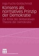 Produktbild: Konsens als normatives Prinzip der Demokratie