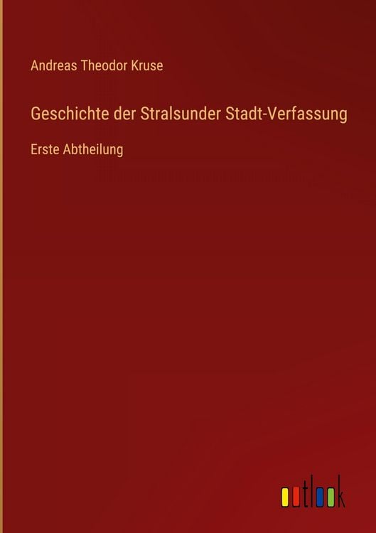 Produktbild: Geschichte der Stralsunder Stadt-Verfassung