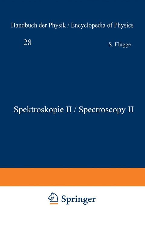 Produktbild: Spektroskopie II / Spectroscopy II