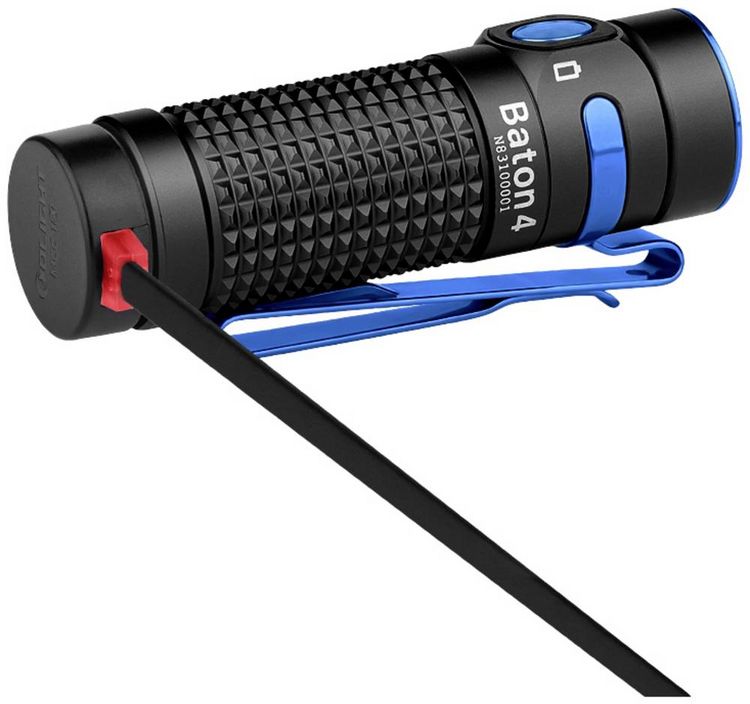 Produktbild: OLight Baton 4 LED Taschenlampe akkubetrieben 1300lm 35h 53g