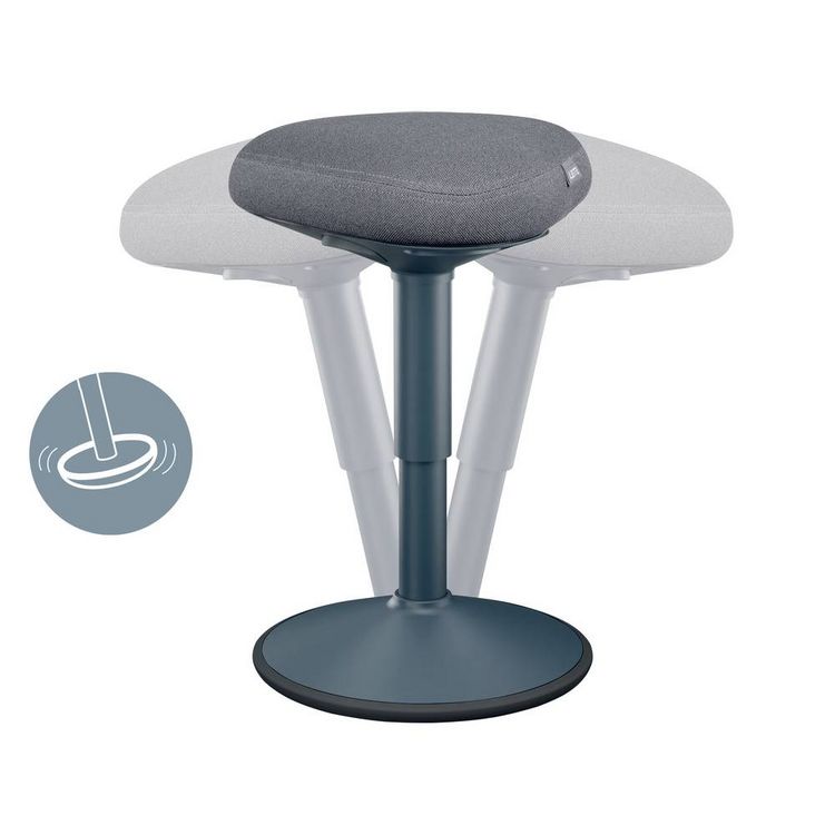 Produktbild: Leitz Sitzhocker Dunkelgrau 65440089