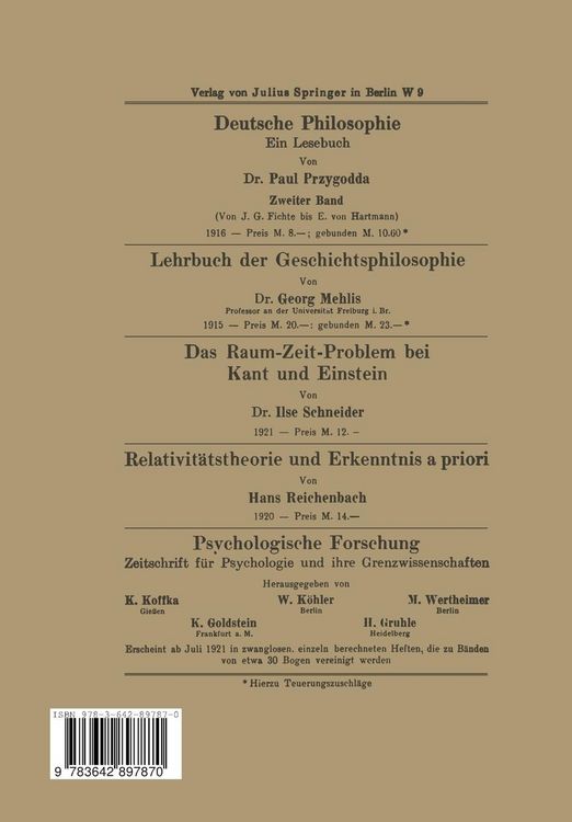 Produktbild: Der Gegenstand der Psychologie