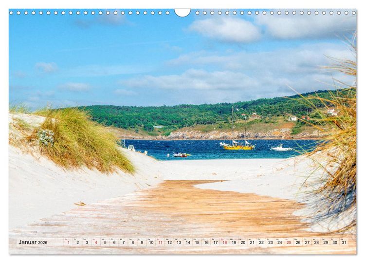 Produktbild: Nordspanien Galicien (Wandkalender 2026 DIN A3 quer), CALVENDO Monatskalender