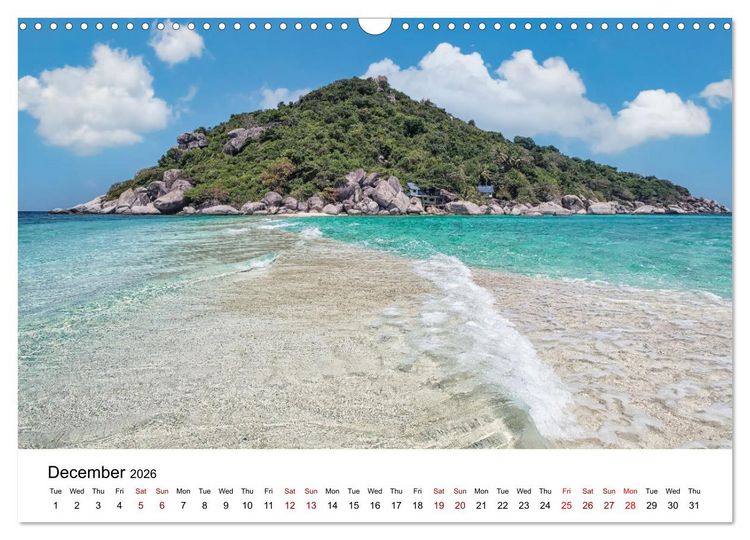 Produktbild: Destination Thailand (Wall Calendar 2026 DIN A3 landscape), CALVENDO 12 Month Wall Calendar
