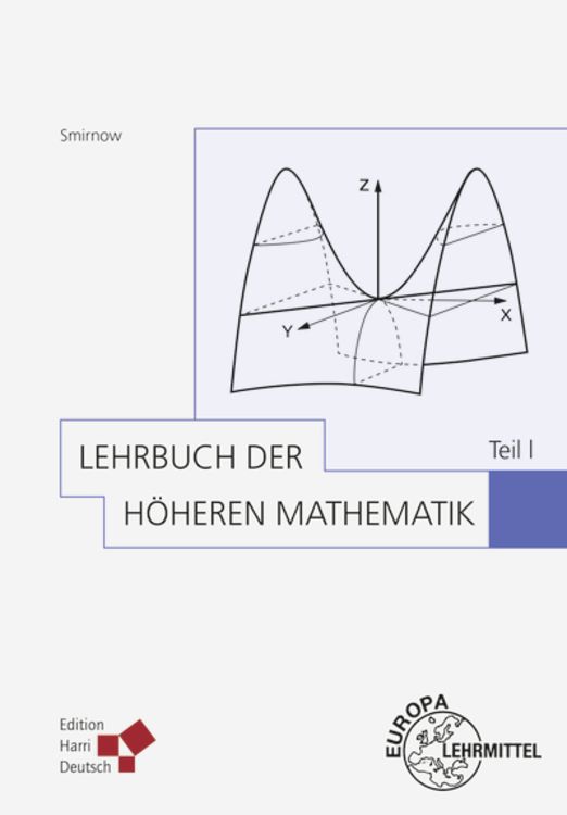 Produktbild: Lehrbuch der h&ouml;heren Mathematik Teil I