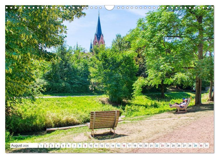Produktbild: Sankt Ingbert - Charmante Kleinstadt im Saarland (Wandkalender 2026 DIN A3 quer), CALVENDO Monatskalender