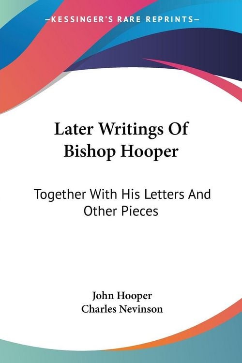 Produktbild: Later Writings Of Bishop Hooper